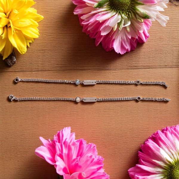 Bracelet - Gold Color and Birthstones - Image 5