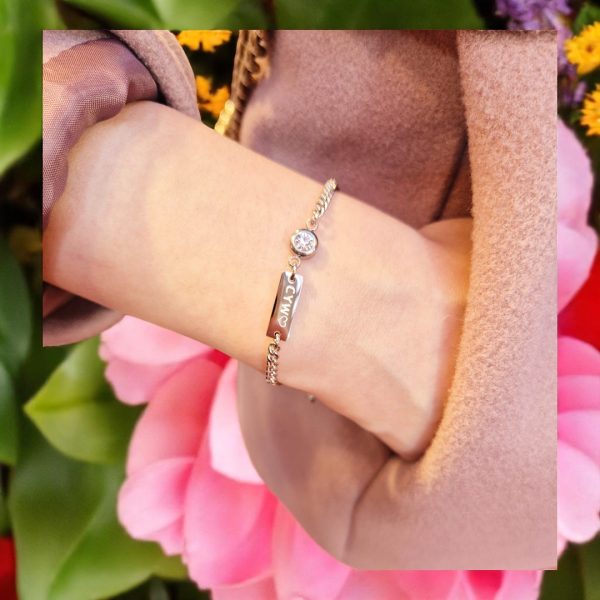 Bracelet - Gold Color and Birthstones - Image 4